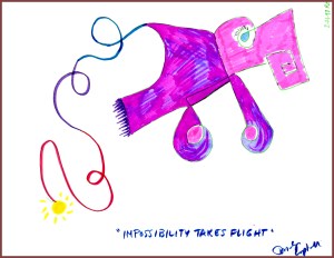 Right hand: Impossibility Takes Flight